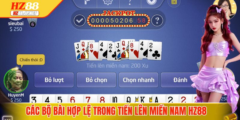 Các kiểu kết hợp bài hợp lệ trong Tiến Lên Miền Nam