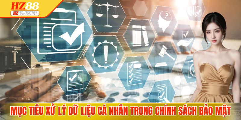 Mục tiêu xử lý dữ liệu cá nhân trong chính sách bảo mật 